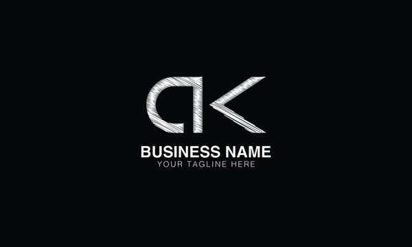AK A K ak initial logo | initial based abstract modern minimal creative logo, vector template image. luxury logotype logo, real estate homie logo. typography logo. initials logo.