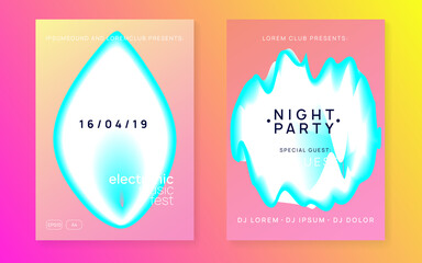 Club Event. Graphic Pattern For Presentation Concept. Trance And Nightlife Layout. Fun Glitch For Magazine. Linear Electronic Poster. Turquoise And White Club Event