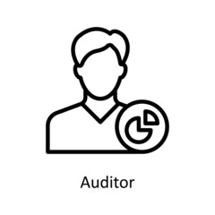 Auditor Vector Outline icons for your digital or print projects.