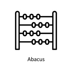 Abacus Vector Outline icons for your digital or print projects.