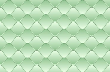 3D wavy background, seamless pattern