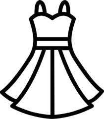 woman dress icon