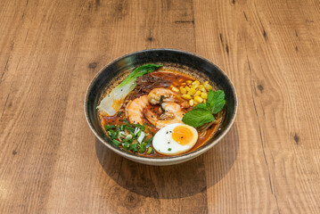 Laksa is a highly spicy noodle soup that is extremely popular in the Peranakan culture, which is a mix of Chinese and Malay culture that can be found in certain regions of Malaysia and Singapore