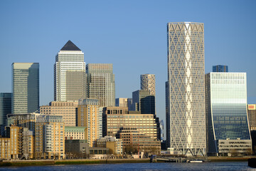 Naklejka premium city skyline