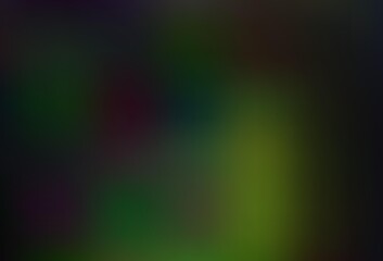 Dark Green vector bokeh template.