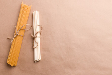 raw spaghetti pasta, italian cuisine, italian cuisine