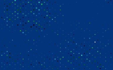 Obraz premium Light Blue, Green vector texture with disks.