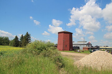 barn and silo