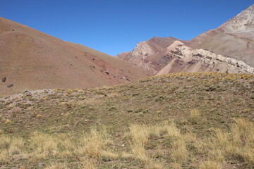 Aconcagua Park trail in Argentina