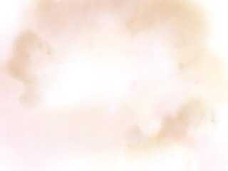 ピンクページュのスモークのような水彩テクスチャ