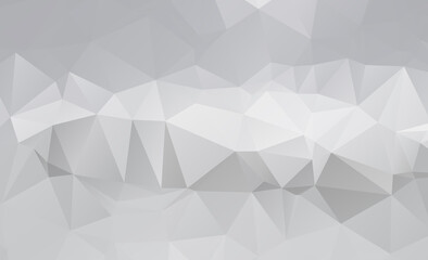 White Polygonal Mosaic Background, Low Poly Style, Vector illustration, Business Design Templates