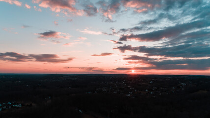 Fototapeta premium Sunset sky