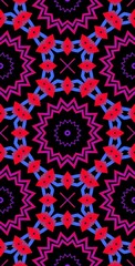 Fractodome Colorful Seamless Fractal Patterns