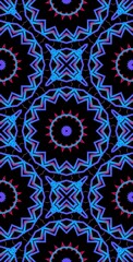 Fractodome Colorful Seamless Fractal Patterns