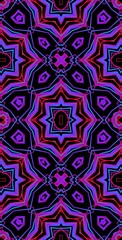 Fractodome Colorful Seamless Fractal Patterns