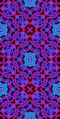 Fractodome Colorful Seamless Fractal Patterns