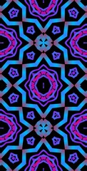 Fractodome Colorful Seamless Fractal Patterns