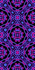 Fractodome Colorful Seamless Fractal Patterns