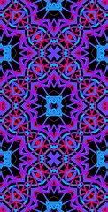 Fractodome Colorful Seamless Fractal Patterns