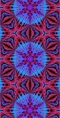 Fractodome Colorful Seamless Fractal Patterns