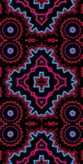 Fractodome Colorful Seamless Fractal Patterns