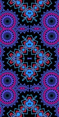 Fractodome Colorful Seamless Fractal Patterns
