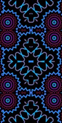 Fractodome Colorful Seamless Fractal Patterns