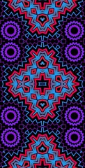 Fractodome Colorful Seamless Fractal Patterns