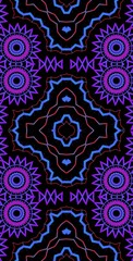 Fractodome Colorful Seamless Fractal Patterns