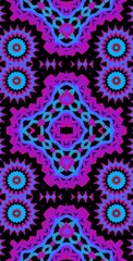 Fractodome Colorful Seamless Fractal Patterns