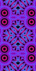 Fractodome Colorful Seamless Fractal Patterns