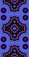 Fractodome Colorful Seamless Fractal Patterns