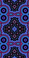Fractodome Colorful Seamless Fractal Patterns