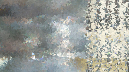 Abstract silvery geometric polygonal background.