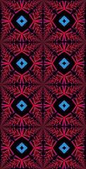 Fractodome Colorful Seamless Fractal Patterns