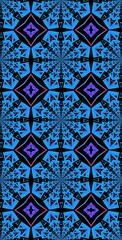Fractodome Colorful Seamless Fractal Patterns