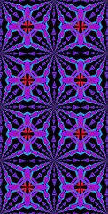 Fractodome Colorful Seamless Fractal Patterns