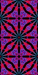 Fractodome Colorful Seamless Fractal Patterns