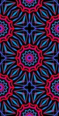 Fractodome Colorful Seamless Fractal Patterns