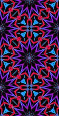 Fractodome Colorful Seamless Fractal Patterns