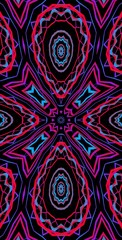 Fractodome Colorful Seamless Fractal Patterns