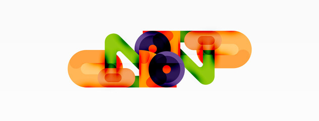 Creative geometric wallpaper. Circles, lines background. Business template for wallpaper, banner, background or landing