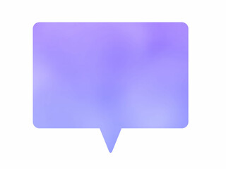 Simple purple gradient balloon icon
