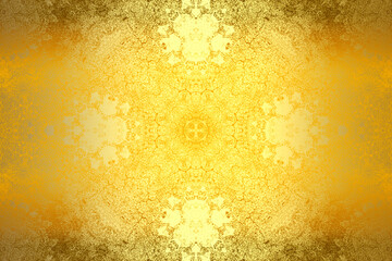 Golden Abstract  decorative paper texture  background  for  artwork  - Illustration