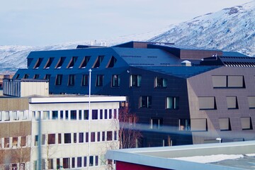 houses in the city centre of Tromsø 