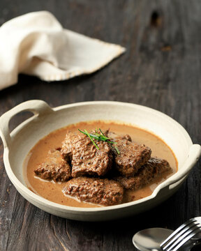 Lapis Daging, Sweet Beef Stew from East Java. Made from Boiled Beef Season with Soy Sauce.