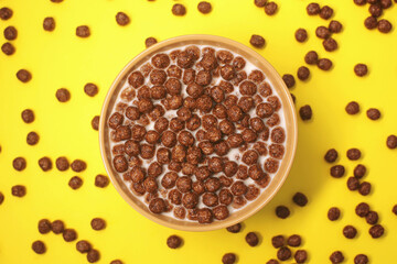 .Chocolate cereal balls