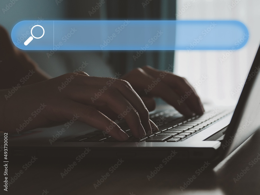 Poster search console through the search icon data search