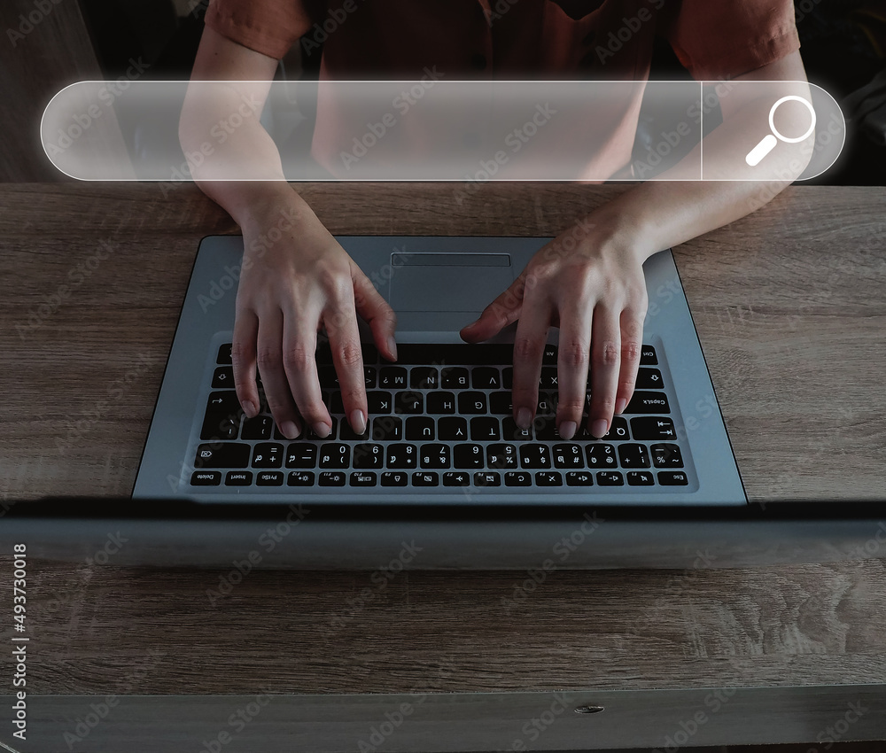 Poster search console through the search icon data search