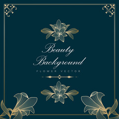 wedding greeting frame vector illustration. couple flower frame. post sayings on the theme of beauty and fashion. floral line illustration label.